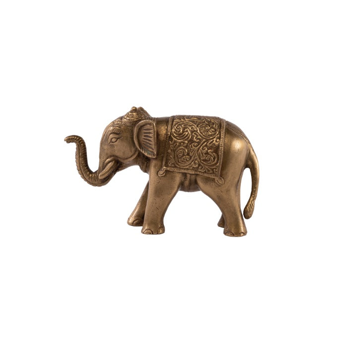 FIGURA ELEFANTE BRONCE TALLADO